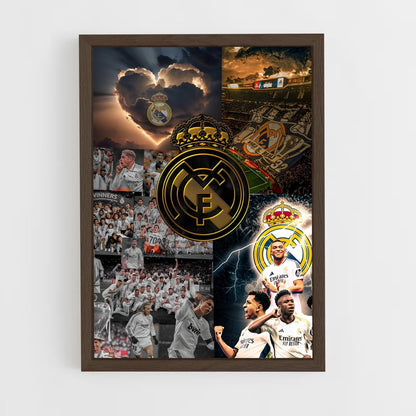 ap-real madrid cf-10 cadre Bois foncé