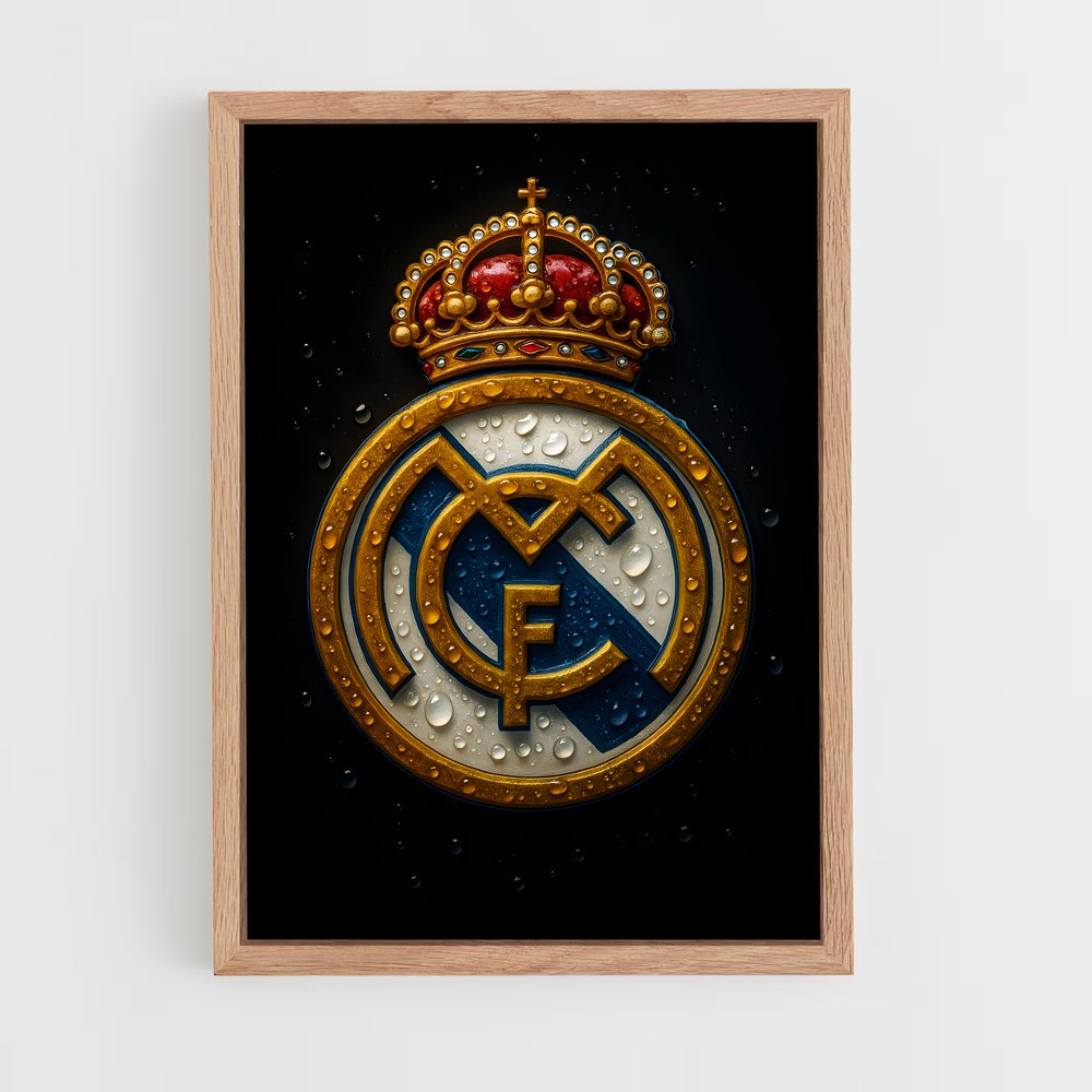 ap-real madrid cf-2 cadre Bois clair