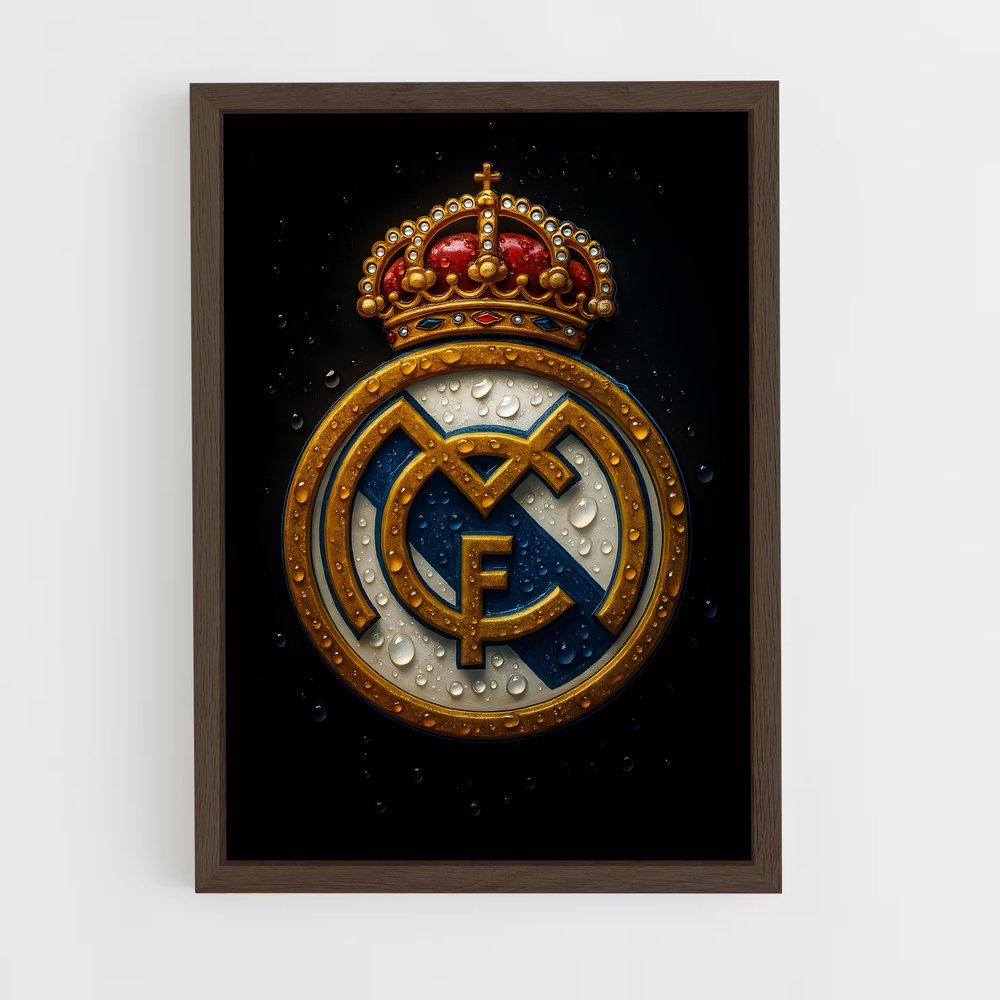 ap-real madrid cf-2 cadre Bois foncé
