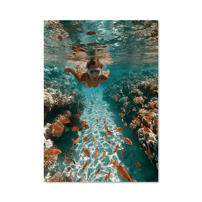 Poster Plongée Enchanteresse