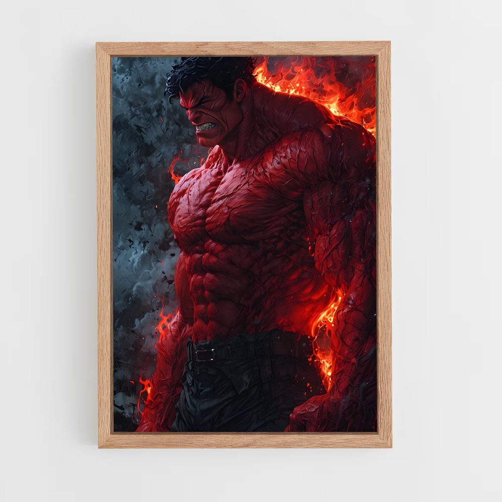 ap-red hulk-7 cadre Bois clair