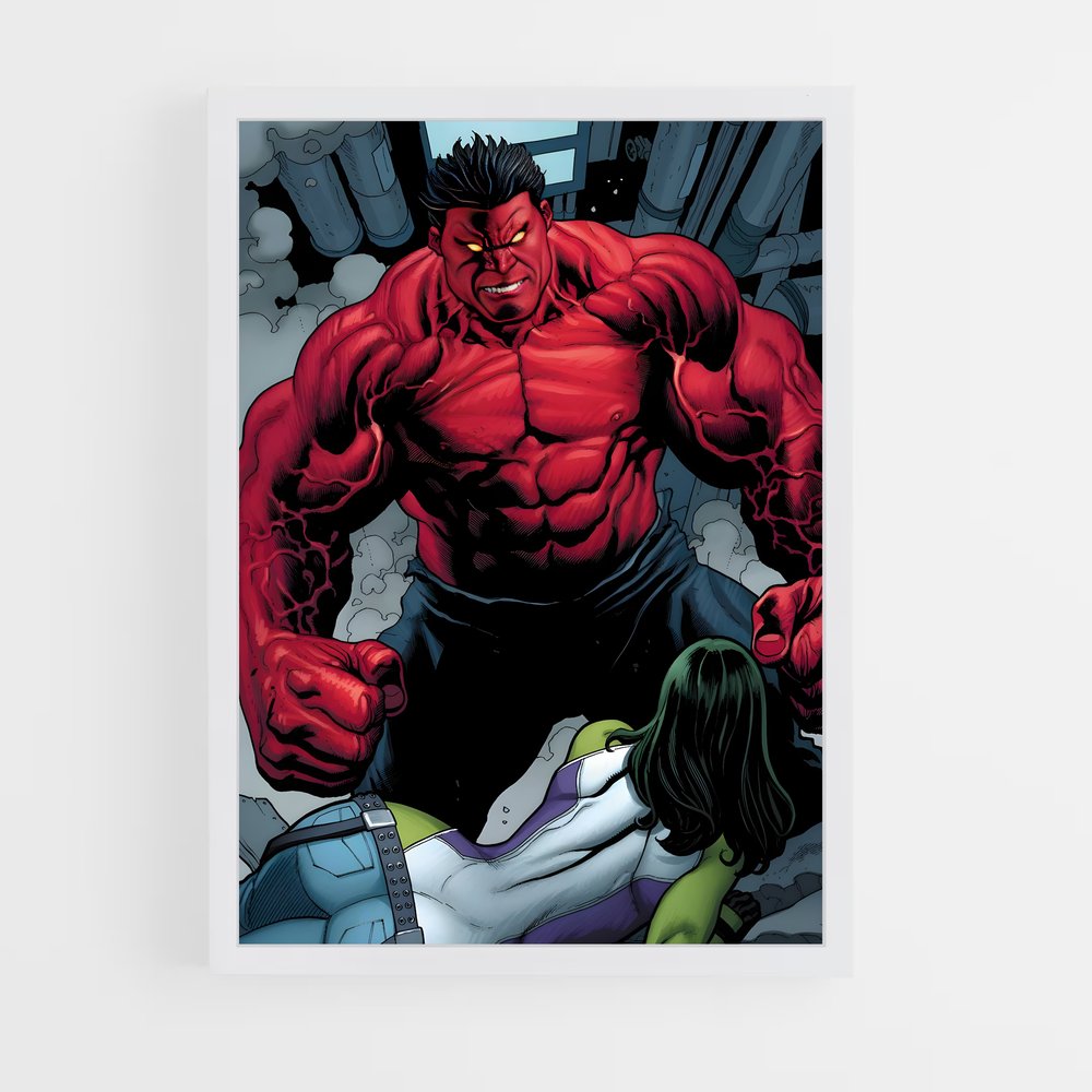 ap-red hulk-8 cadre Blanc
