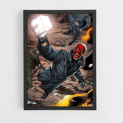 ap-red skull-1 cadre Noir