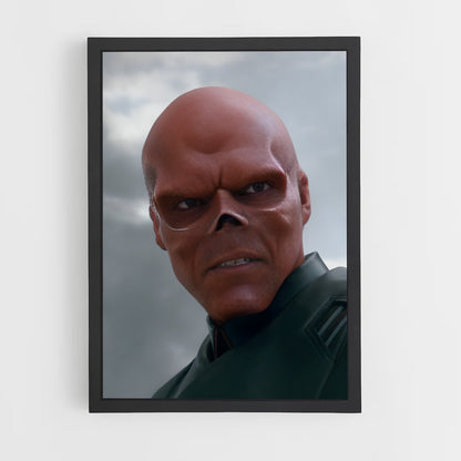 ap-red skull-8 cadre Noir