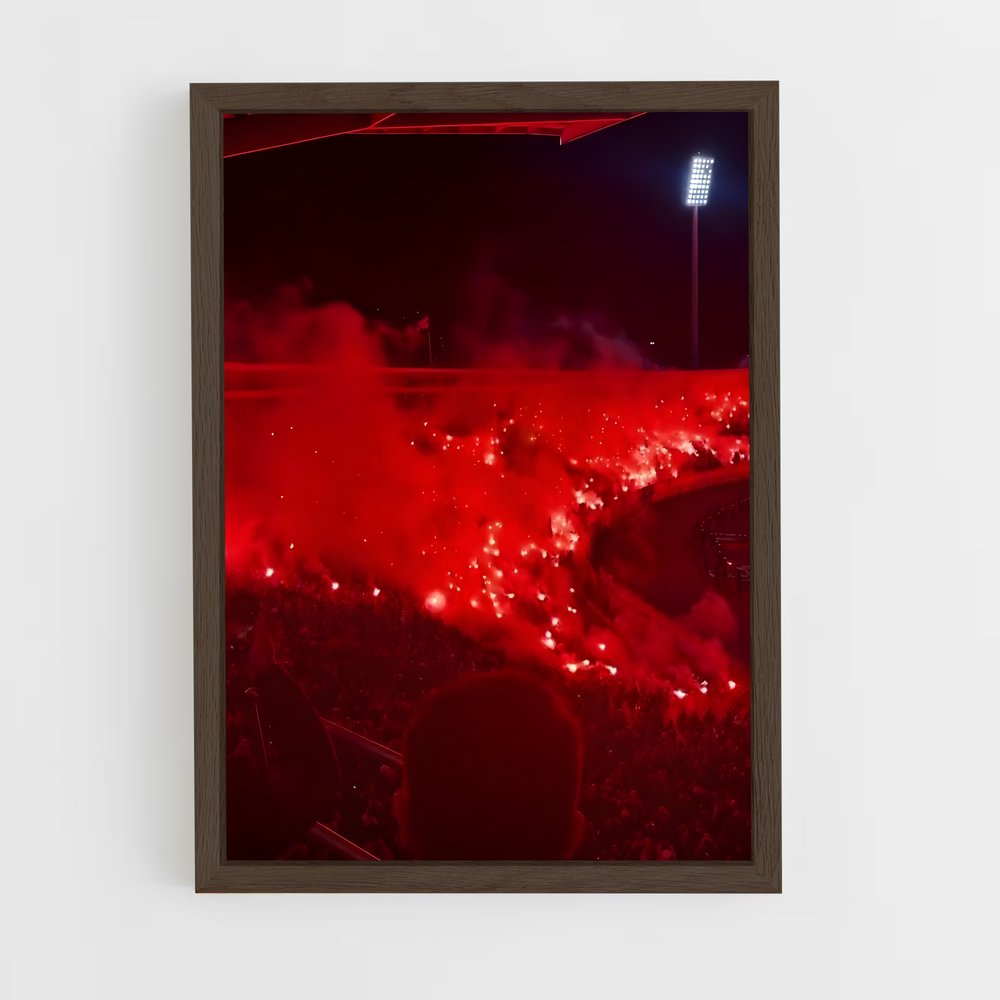 ap-red star belgrade-10 cadre Bois foncé