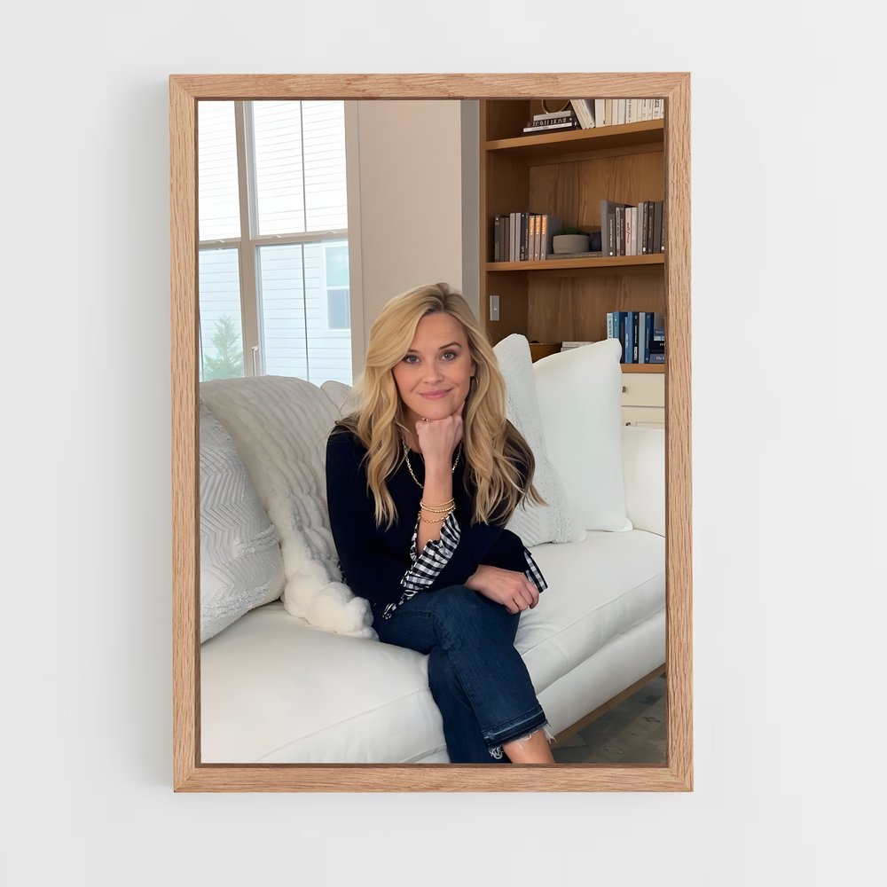 ap-reese witherspoon-4 cadre Bois clair