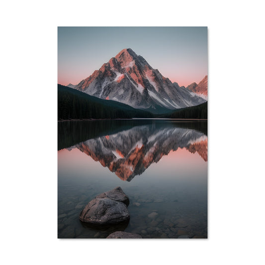 Poster Reflets Montagneux