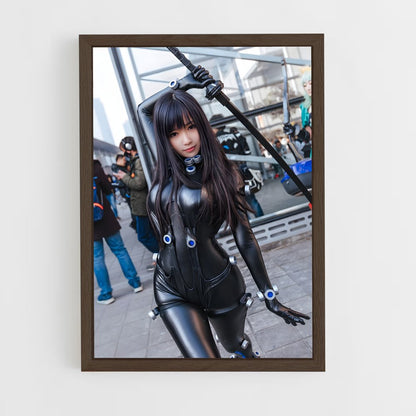 ap-reika shimohira-6 cadre Bois foncé