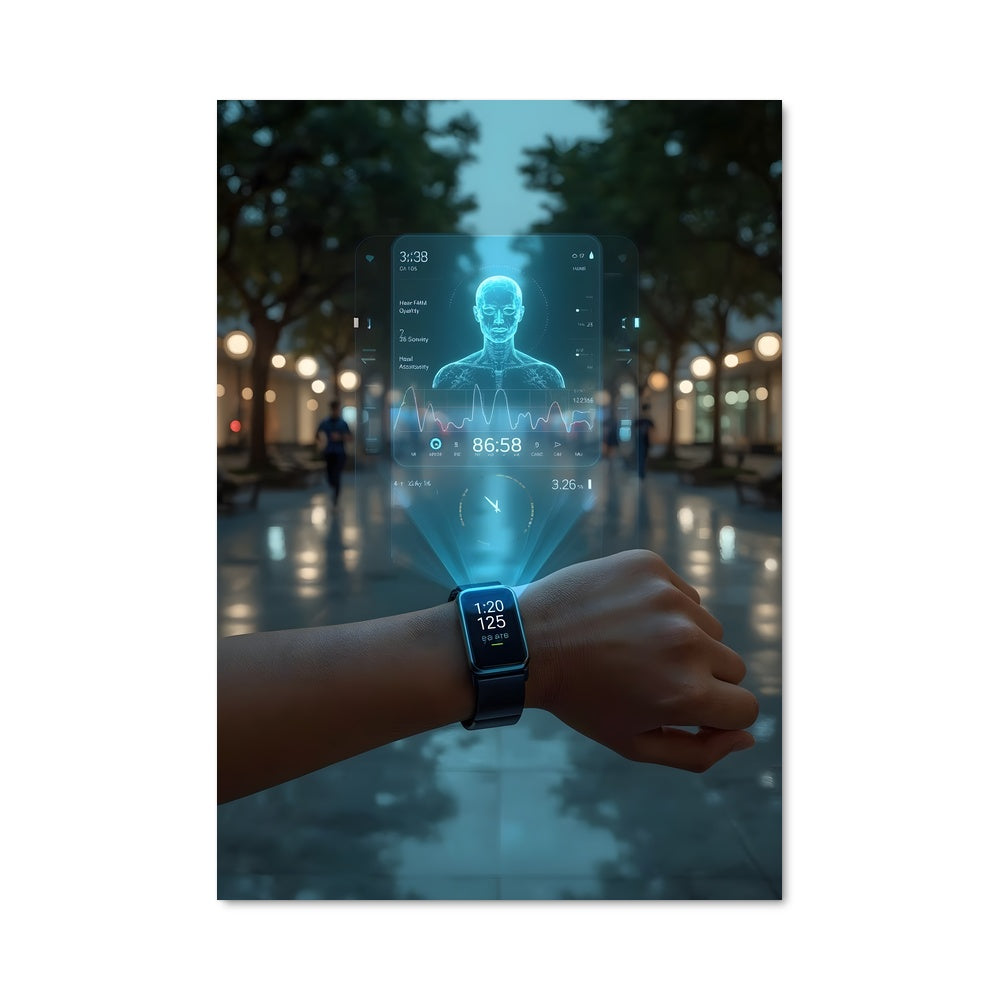Poster Temps Connecté