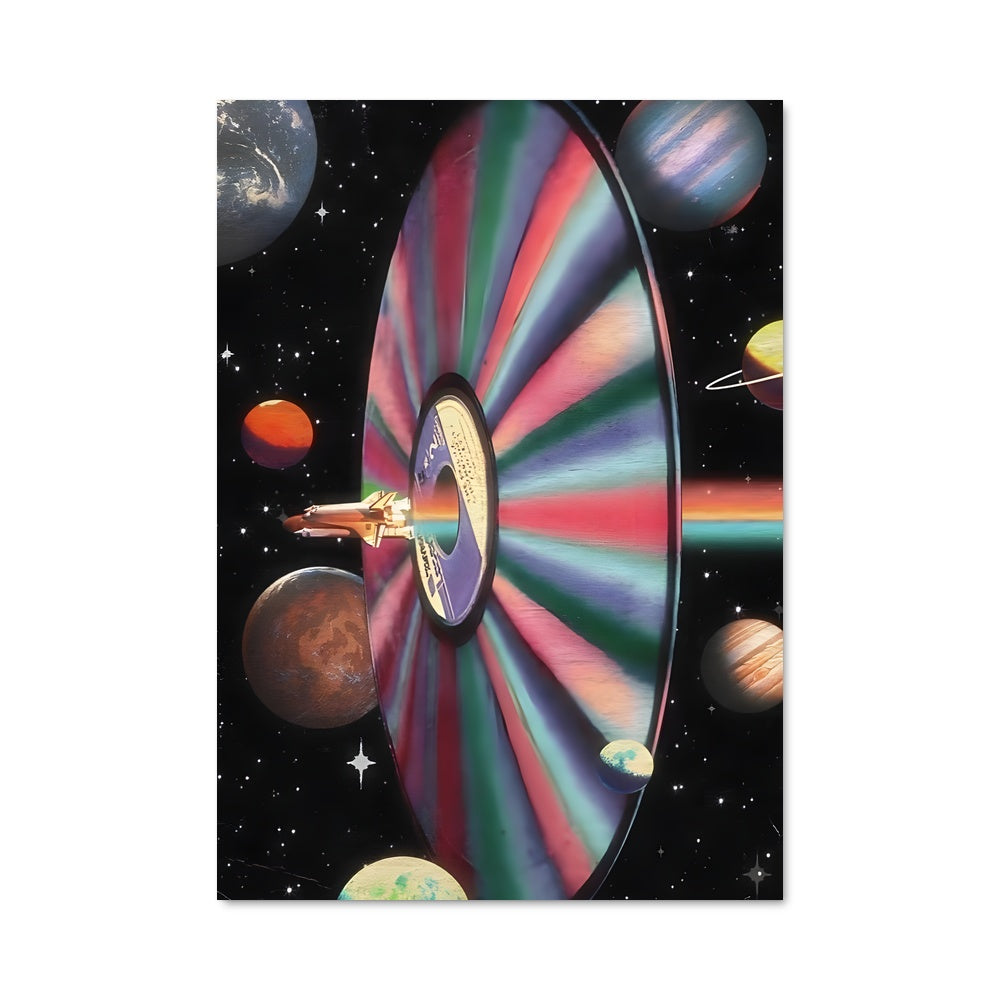 Poster Cosmos Rétro