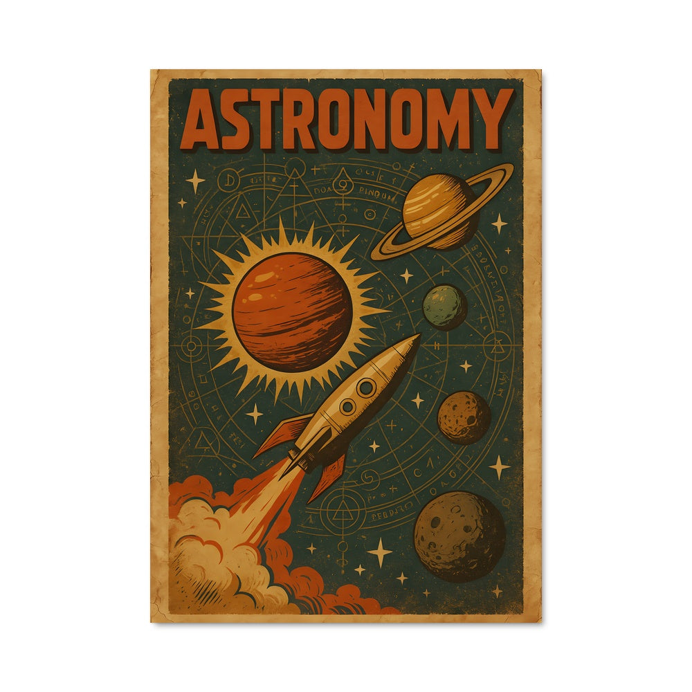 Poster Retro space 97571