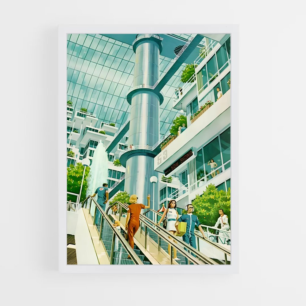 ap-retro futurism-1 cadre Blanc