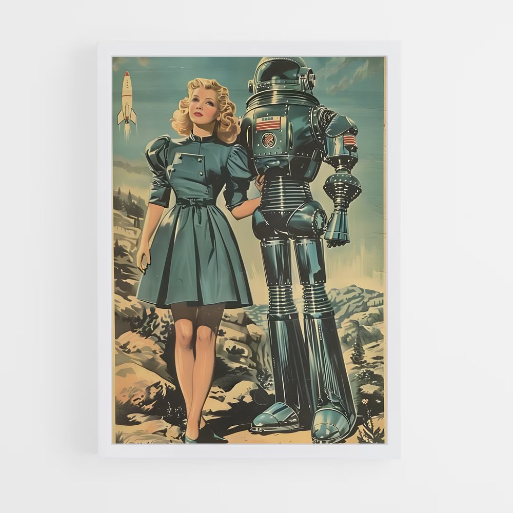 ap-retro space-2 cadre Blanc