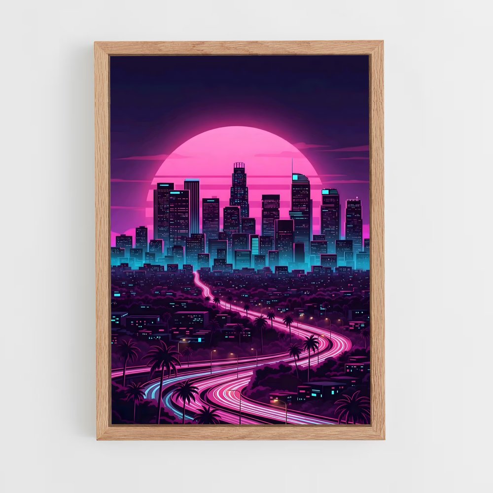 ap-retrowave-3 cadre Bois clair