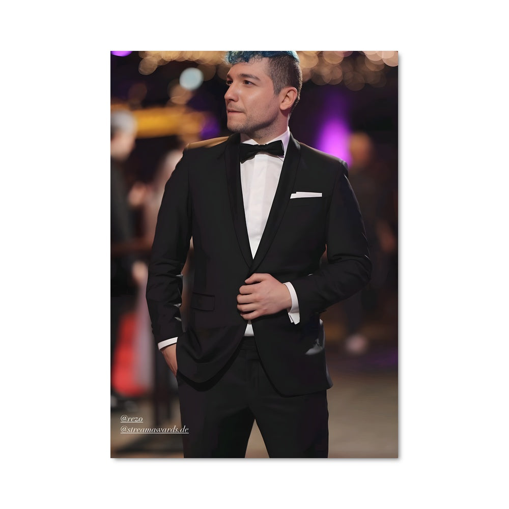 Poster Blue Tuxedo