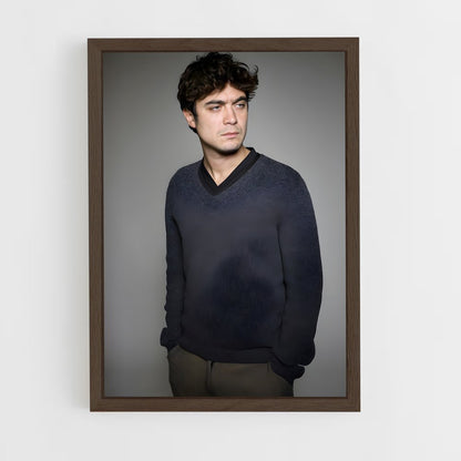 ap-riccardo scamarcio-8 cadre Bois foncé