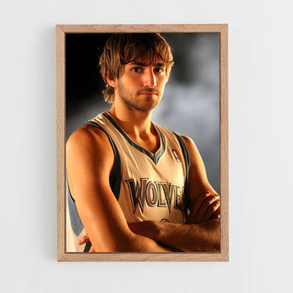 ap-ricky rubio-6 cadre Bois clair