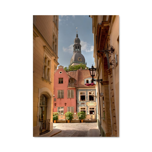 Poster Rues de Riga