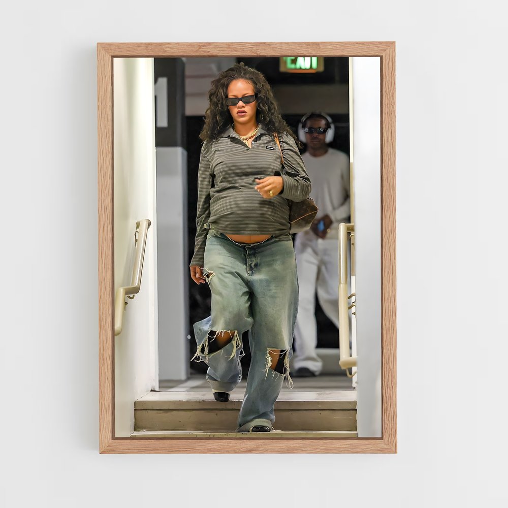 ap-rihanna-3 cadre Bois clair