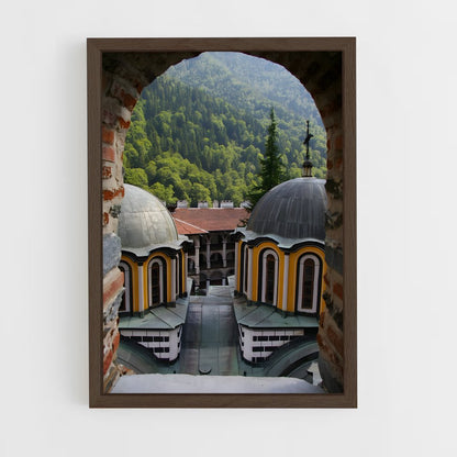 ap-rila monastery-1 cadre Bois foncé