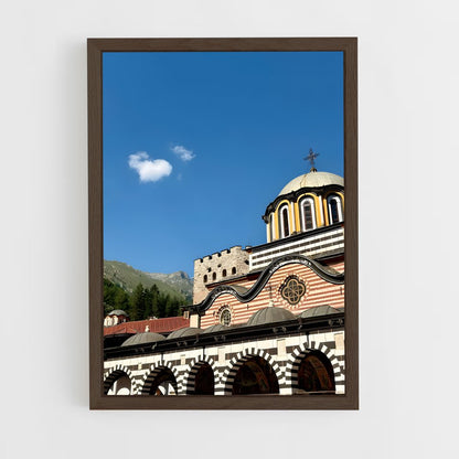 ap-rila monastery-2 cadre Bois foncé