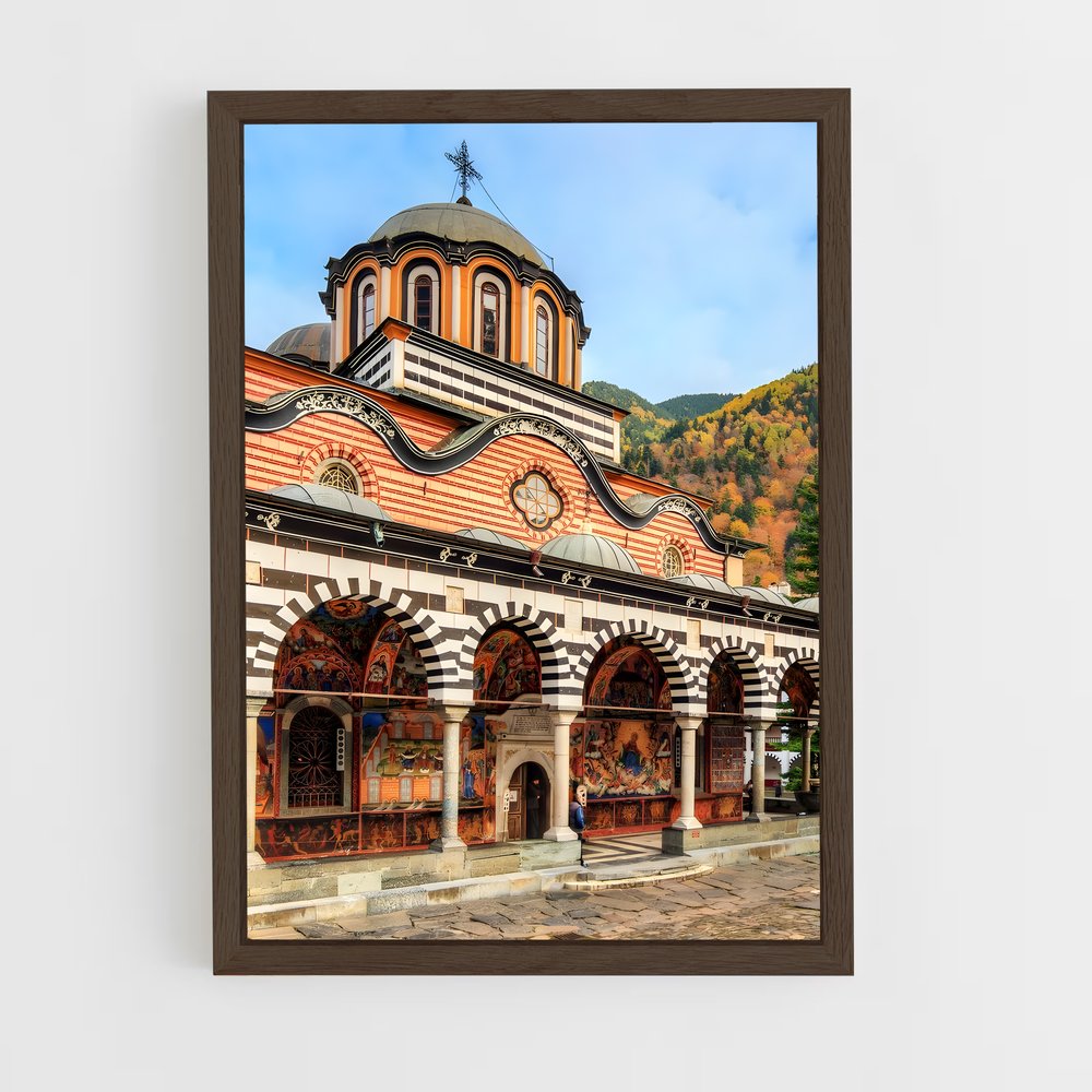 ap-rila monastery-4 cadre Bois foncé