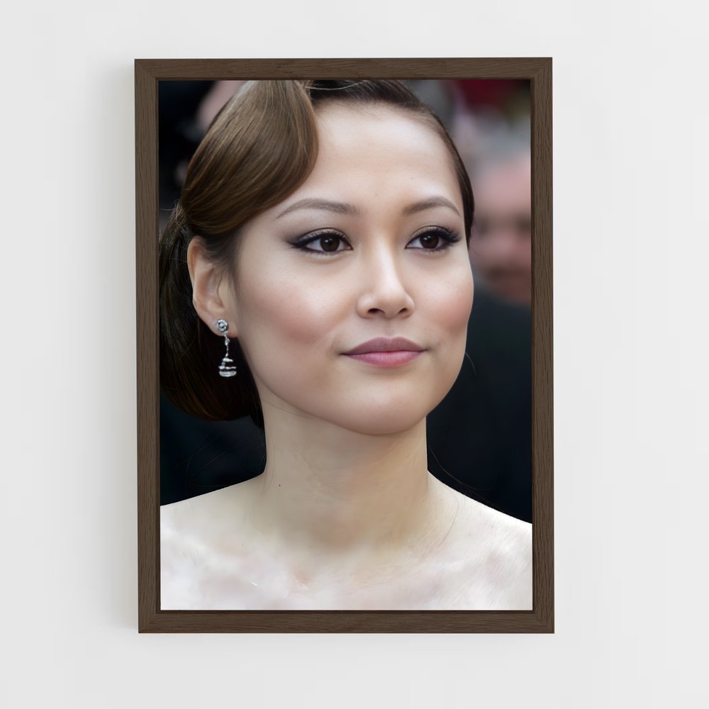 ap-rinko kikuchi-1 cadre Bois foncé