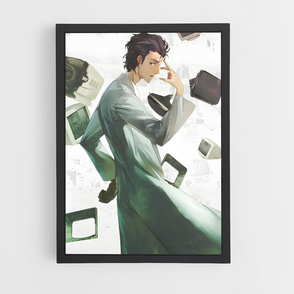 ap-rintaro okabe-3 cadre Noir
