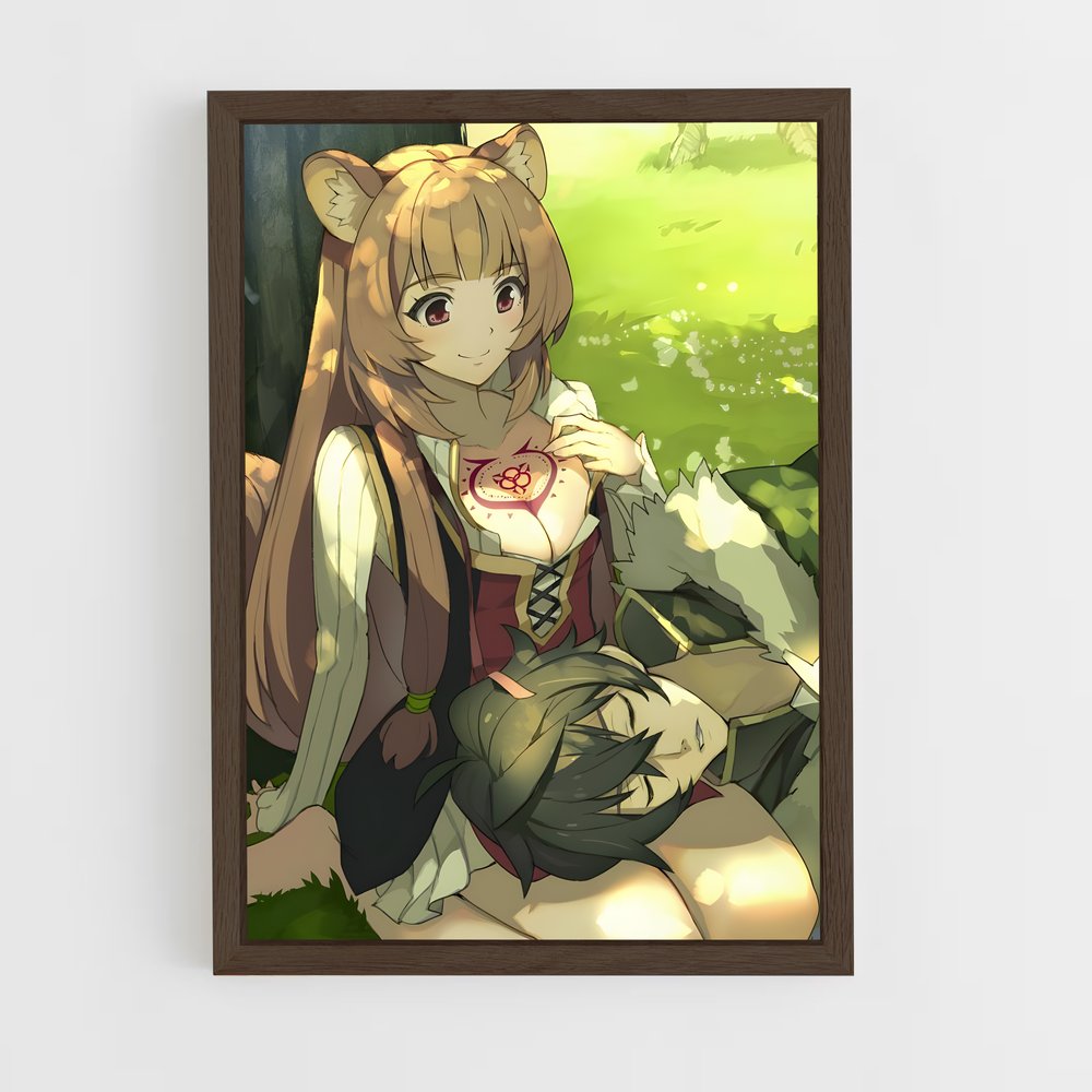 ap-rising of the shield hero-2 cadre Bois foncé