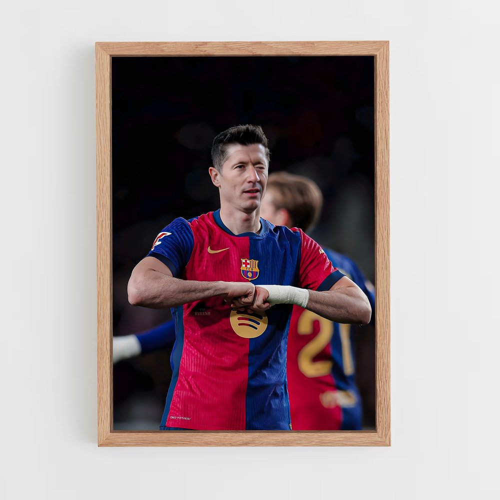 ap-robert lewandowski-11 cadre Bois clair
