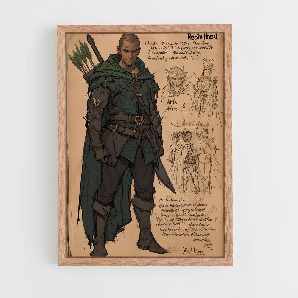 ap-robin hood legendary archer-2 cadre Bois clair