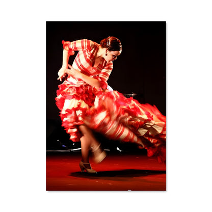 Poster Danseuse Écarlate