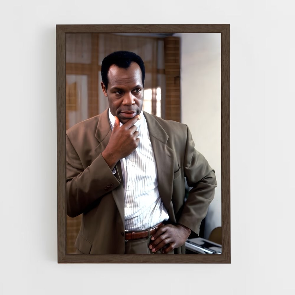 ap-roger murtaugh-1 cadre Bois foncé