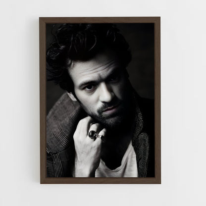 ap-romain duris-6 cadre Bois foncé