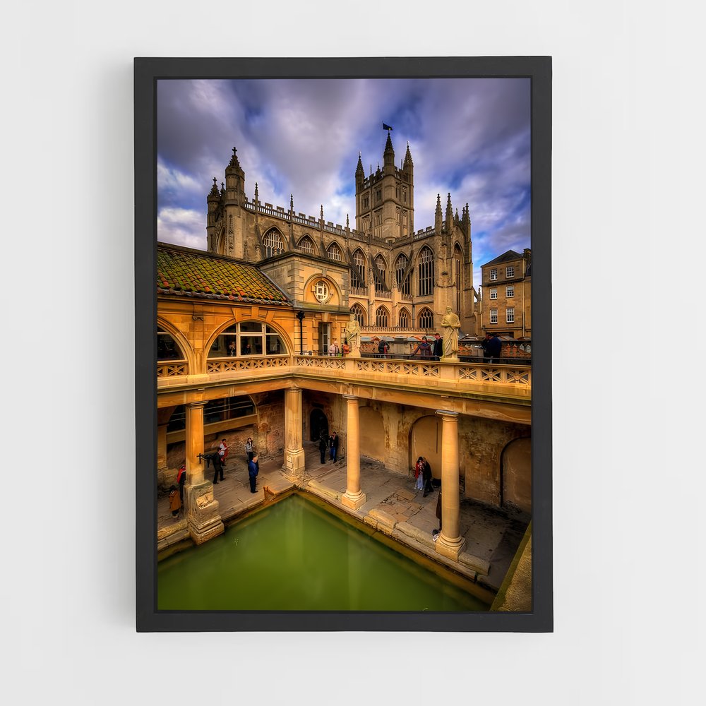 ap-roman baths bath-3 cadre Noir