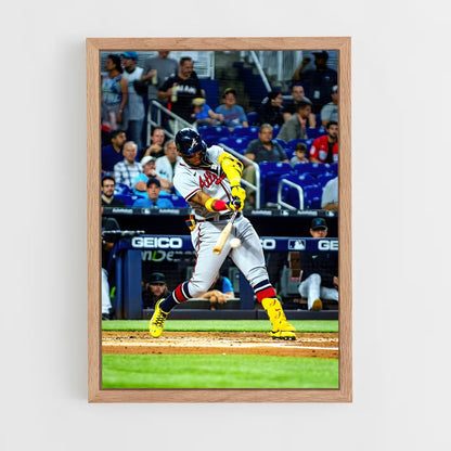 ap-ronald acuna jr-2 cadre Bois clair