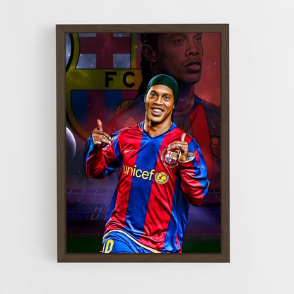 ap-ronaldinho-5 cadre Bois foncé