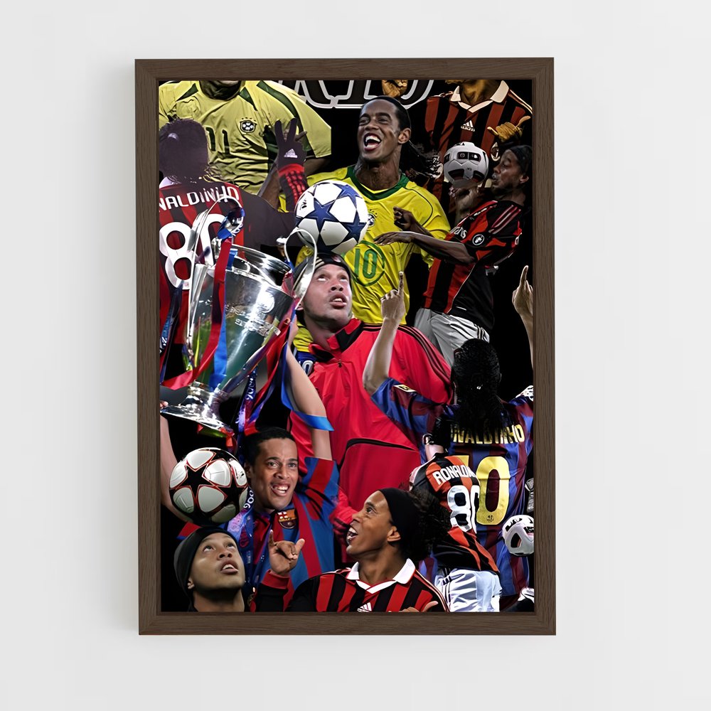 ap-ronaldinho-8 cadre Bois foncé