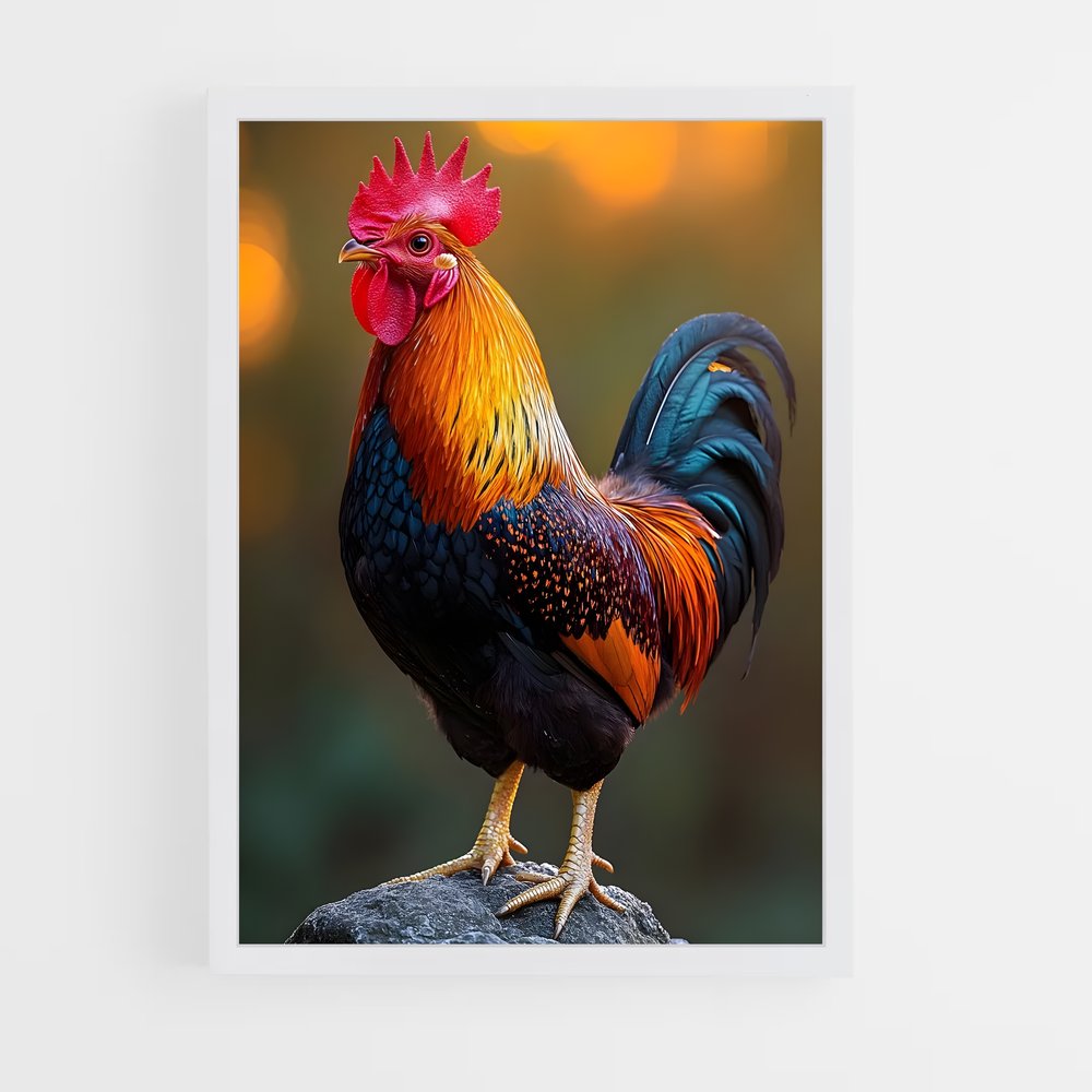 ap-rooster-2 cadre Blanc