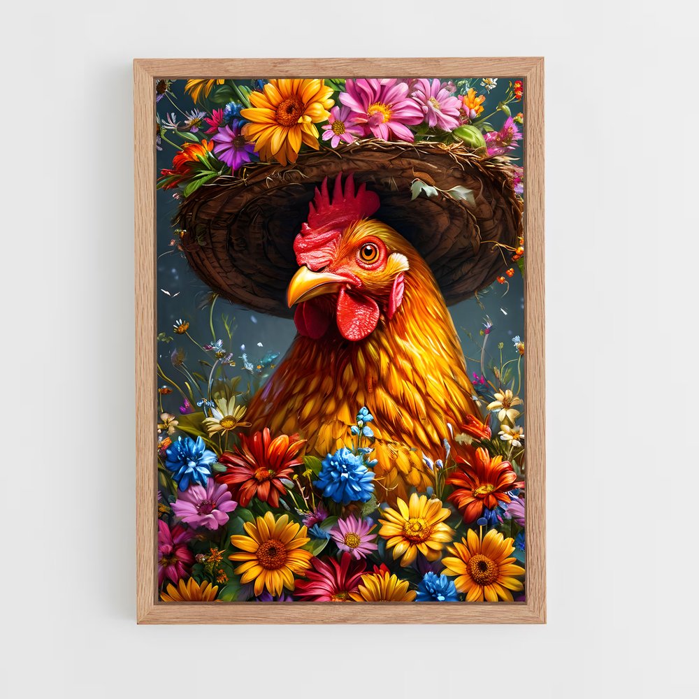 ap-rooster-4 cadre Bois clair