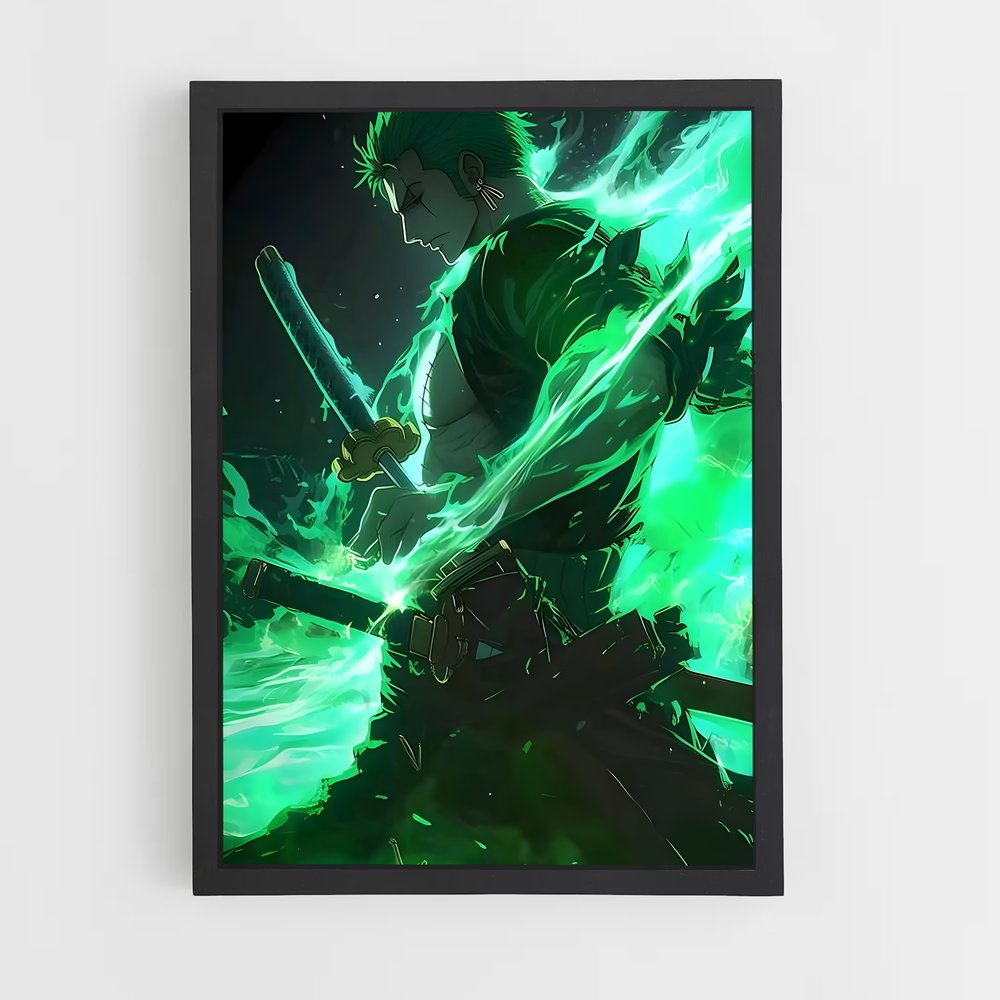 ap-roronoa zoro-1 cadre Noir