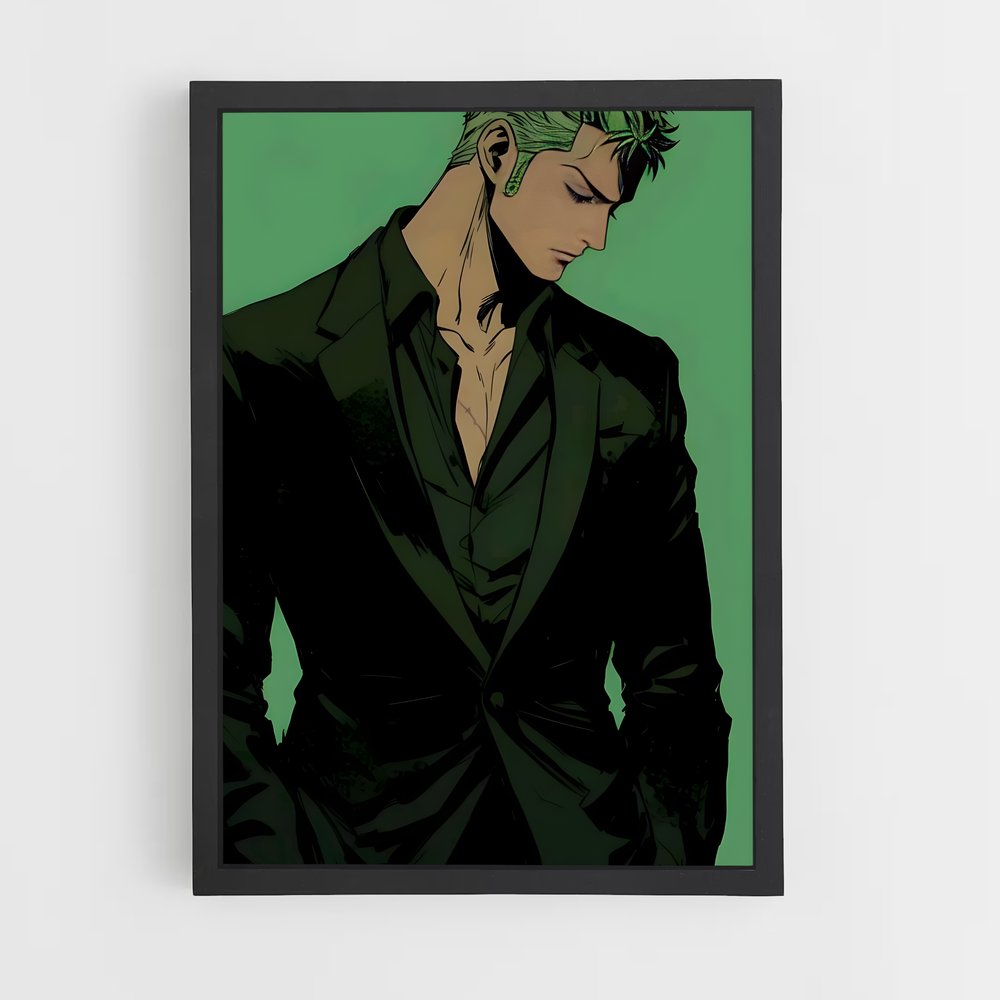 ap-roronoa zoro-12 cadre Noir