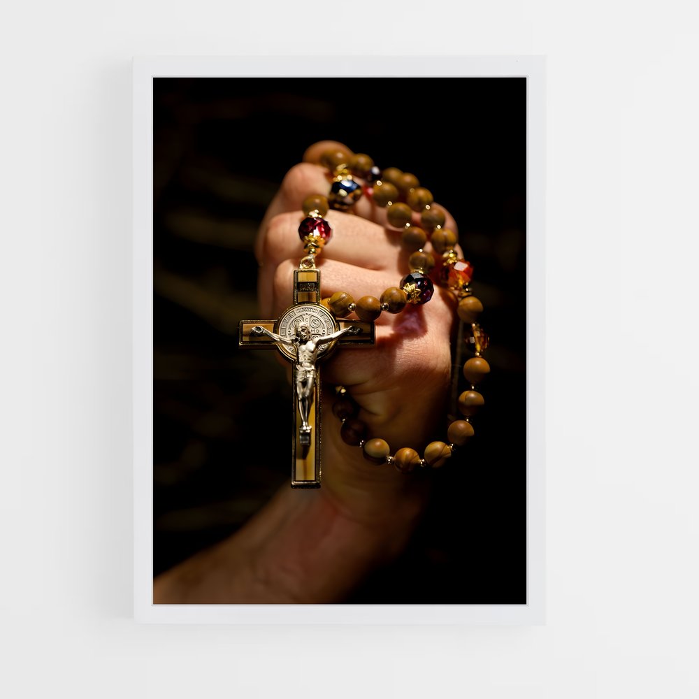 ap-rosary-5 cadre Blanc
