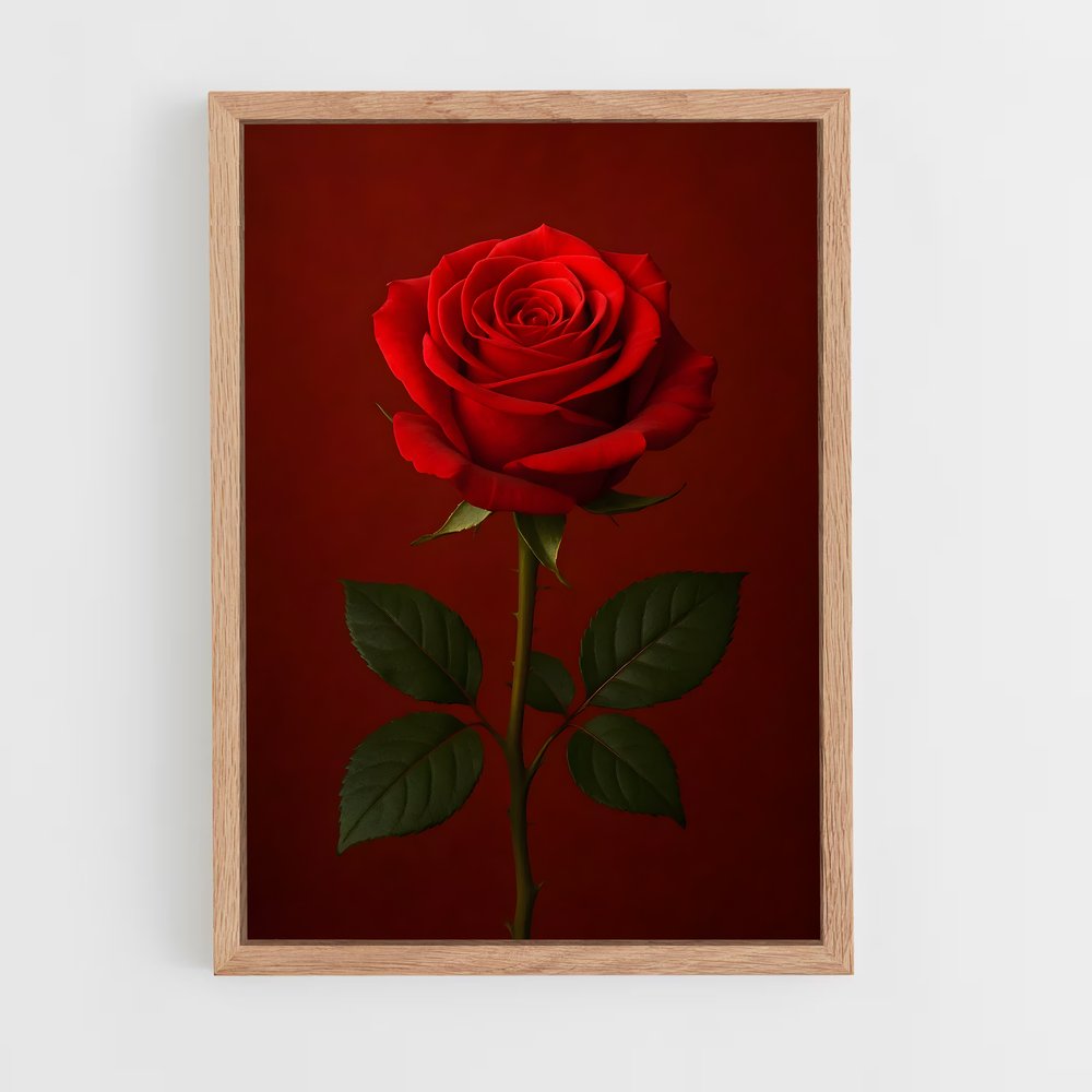 ap-rose-34 cadre Bois clair
