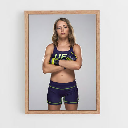 ap-rose namajunas-2 cadre Bois clair