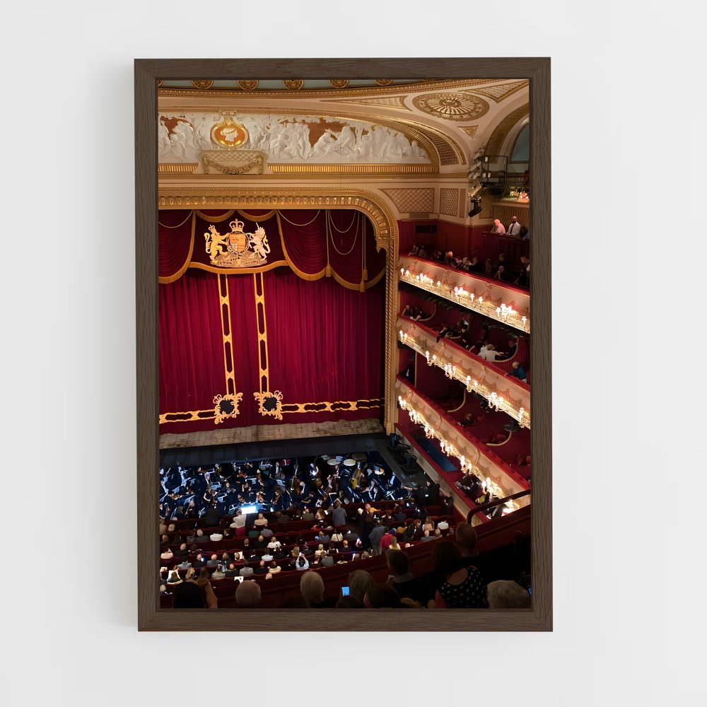 ap-royal opera house london-7 cadre Bois foncé