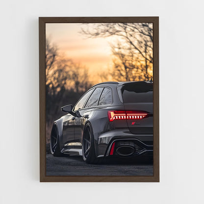 ap-rs6 c5-2 cadre Bois foncé
