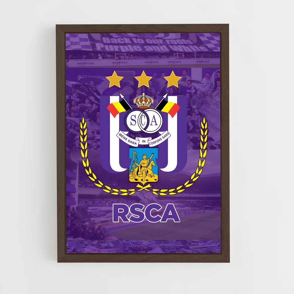 ap-rsc anderlecht-1 cadre Bois foncé
