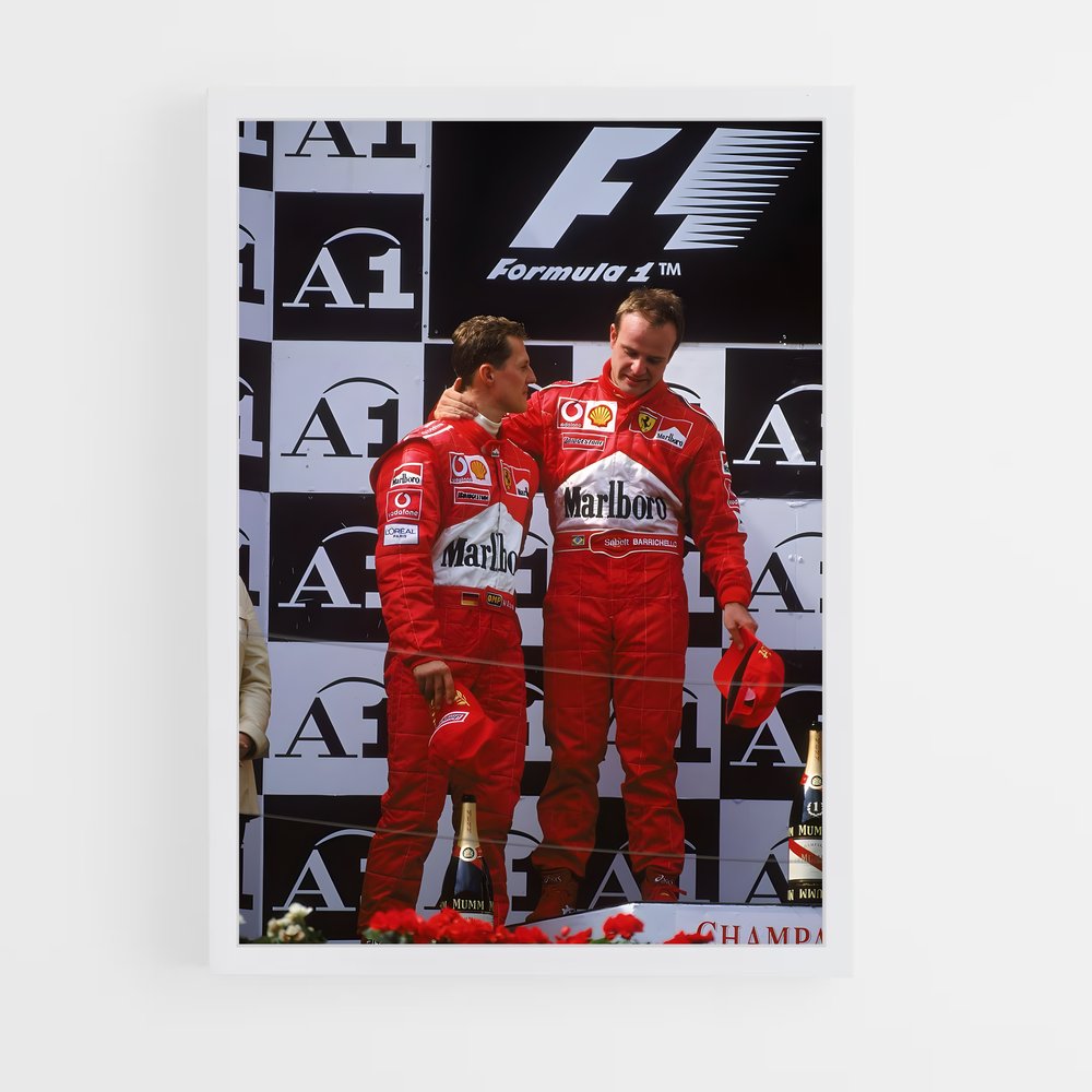 ap-rubens barrichello-8 cadre Blanc