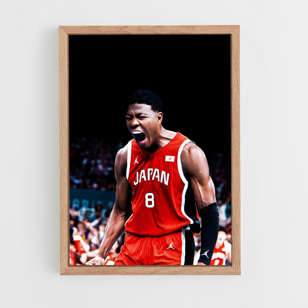 ap-rui hachimura-5 cadre Bois clair
